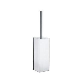 Smedbo FK601 17 7/8 in. Free Standing Square Toilet Brush and Holder in Polished Stainless Steel from the Outline Lite Collection